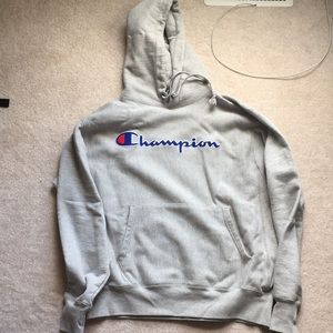 Champion Reverse Weave Hoodie Size Large